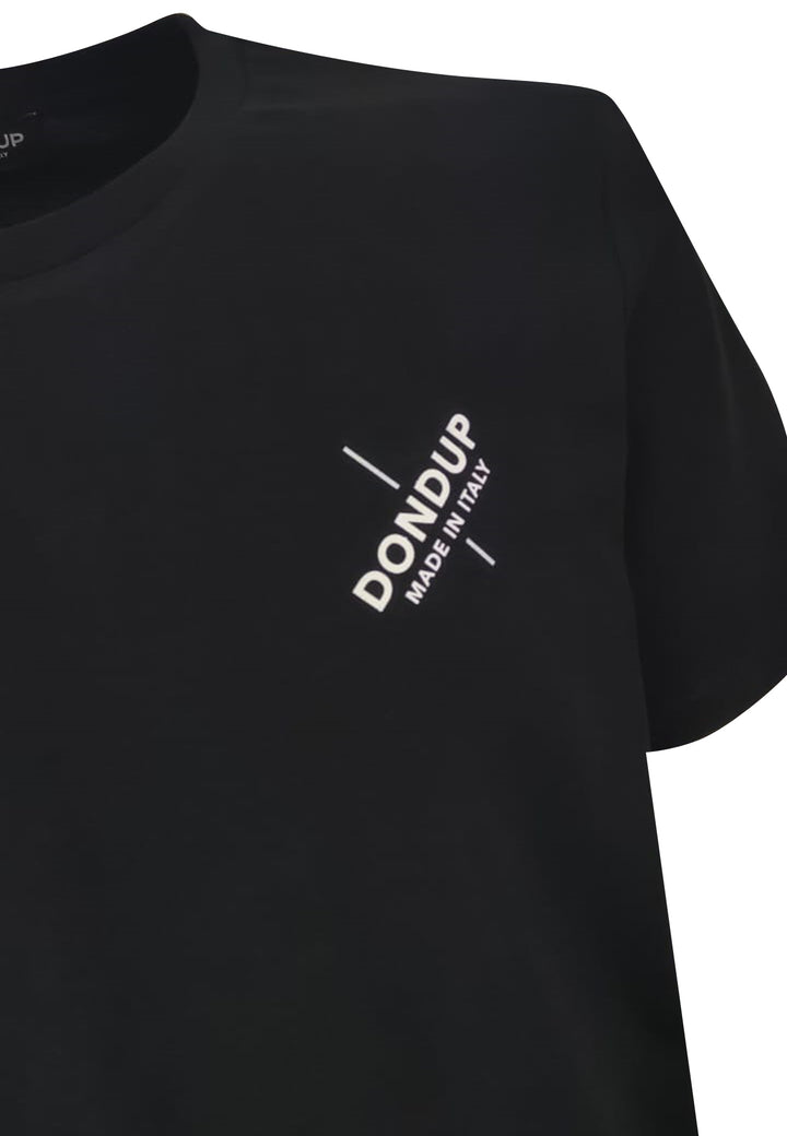 ViaMonte Shop | Dondup t-shirt nera uomo in cotone