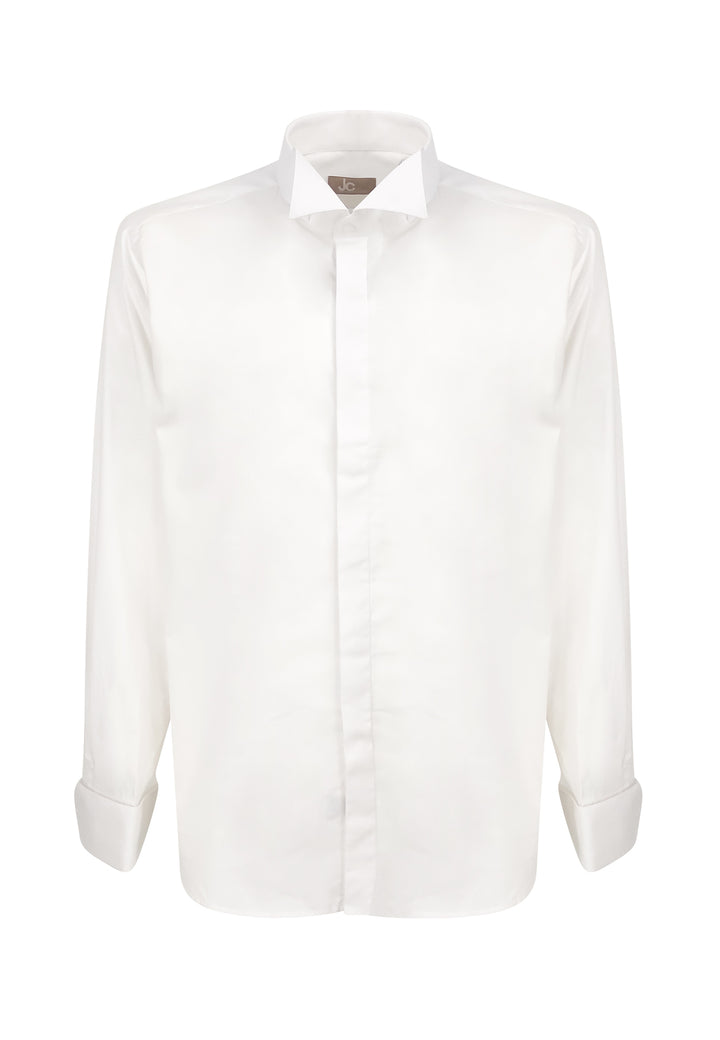 ViaMonte Shop | JCMan camicia bianca uomo in cotone