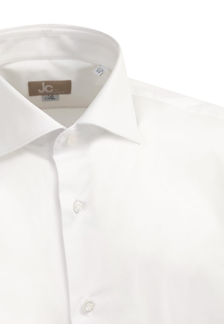 ViaMonte Shop | JCMan camicia bianco uomo in cotone