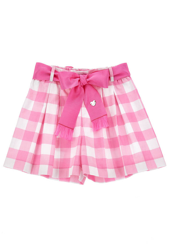 Monnalisa Shorts pink girl in cotton