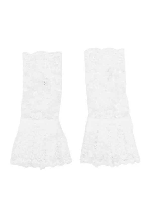 Monnalisa white sleeves in lace girls