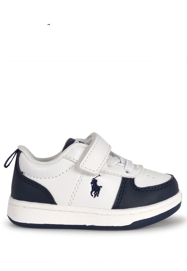 ViaMonte Shop | Polo Ralph Lauren sneakers polo court II bianca bambino