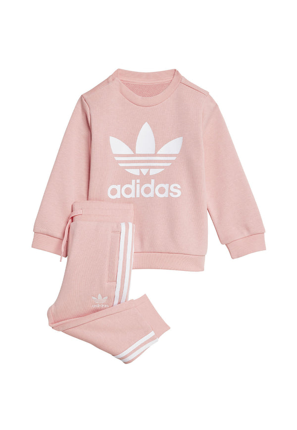 ViaMonte Shop | Adidas tuta rosa bambina in cotone