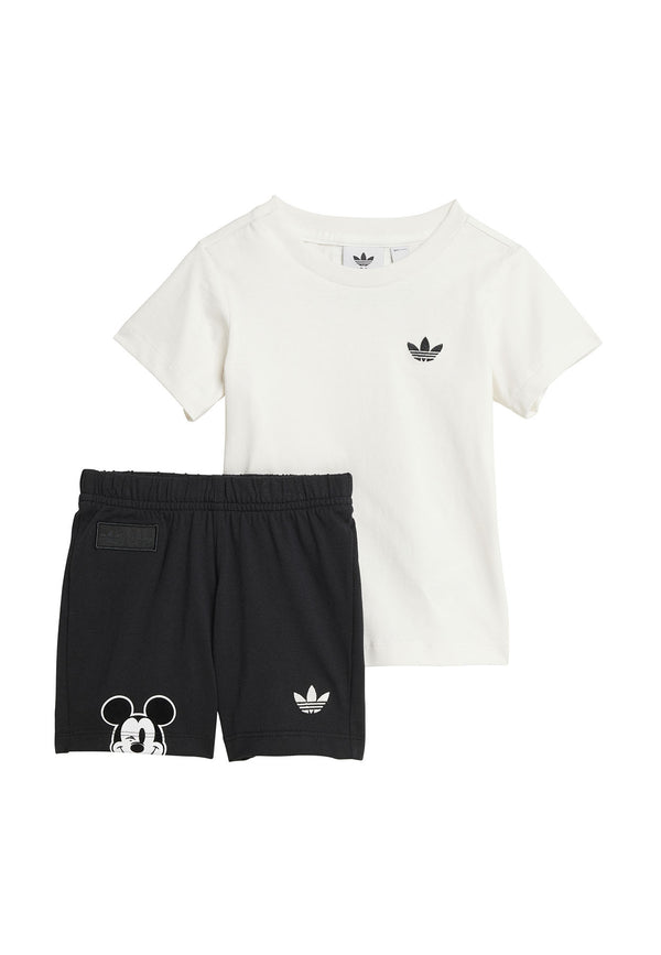 ViaMonte Shop | Adidas completo bianco/nero bambino in cotone