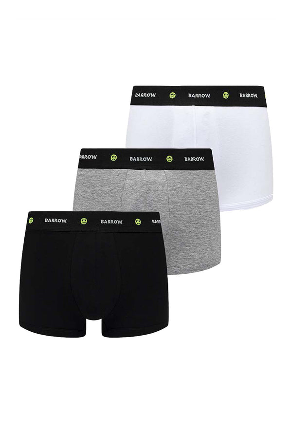 ViaMonte Shop | Barrow boxer uomo 3-Pack multicolor in cotone