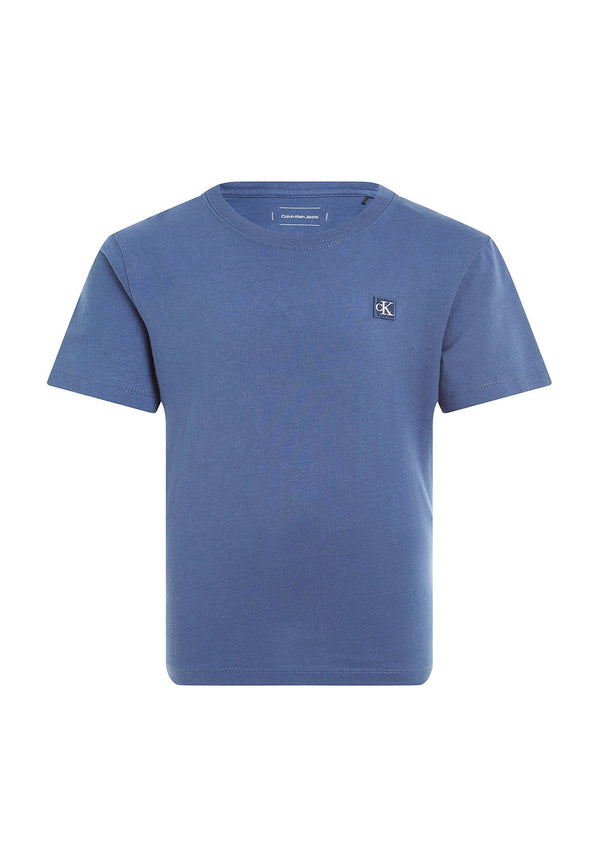 ViaMonte Shop | Calvin Klein Jeans t-shirt blu bambino in cotone