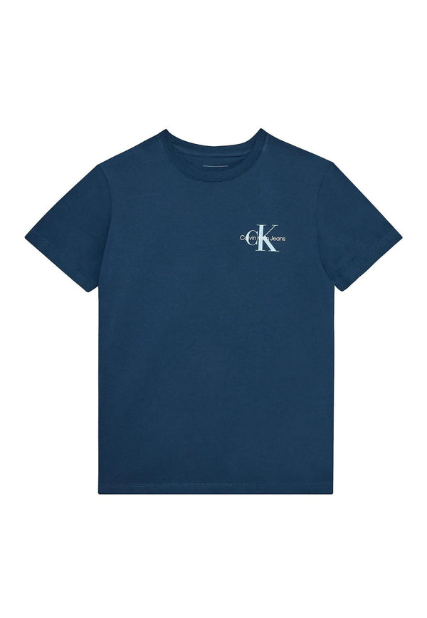 ViaMonte Shop | Calvin Klein Jeans t-shirt blu bambino in cotone