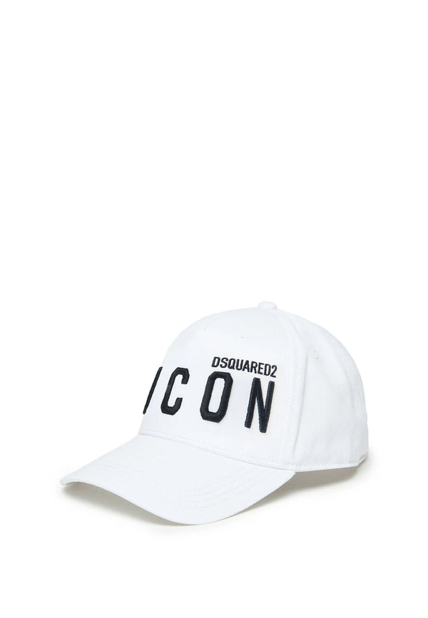 ViaMonte Shop | Dsquared2 cappello bianco bambino in cotone