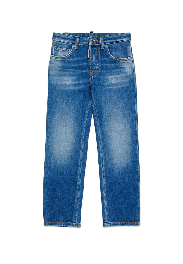 ViaMonte Shop | Dsquared2 jeans blu bambino in denim