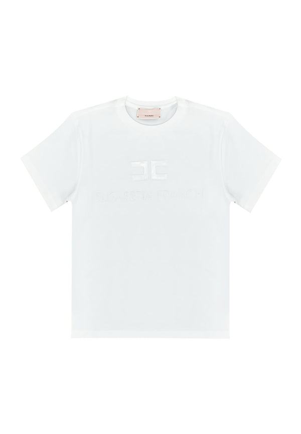 ViaMonte Shop | Elisabetta Franchi La Mia Bambina t-shirt bianca bambina in cotone