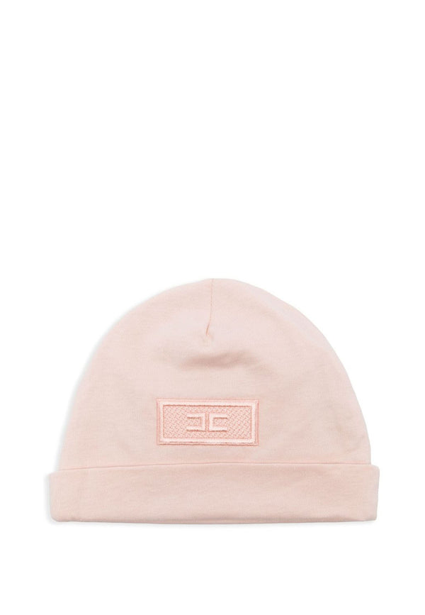 ViaMonte Shop | Elisabetta Franchi La Mia Bambina cappello rosa neonata in cotone