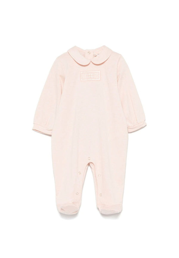 ViaMonte Shop | Elisabetta Franchi La Mia Bambina tutina rosa neonata in cotone