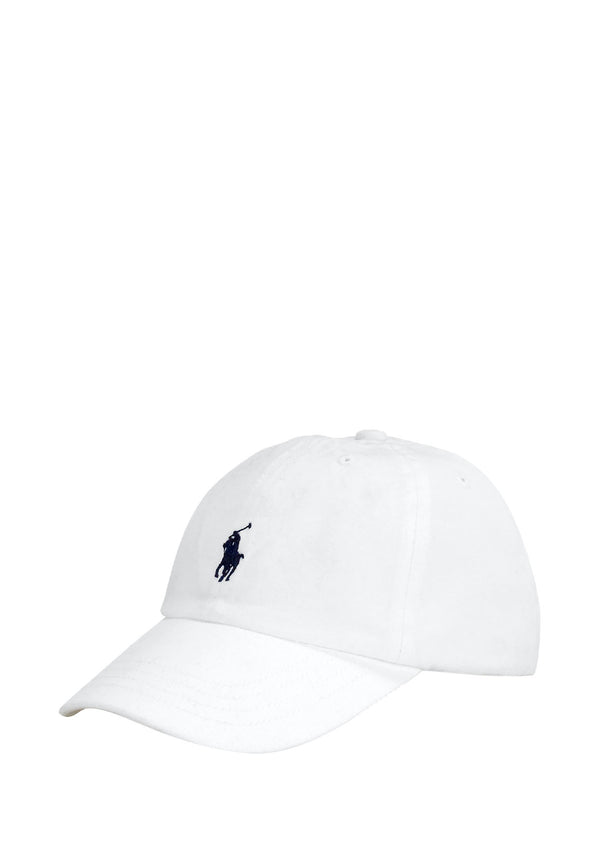 ViaMonte Shop | Ralph Lauren cappello bianco bambino in twill di cotone