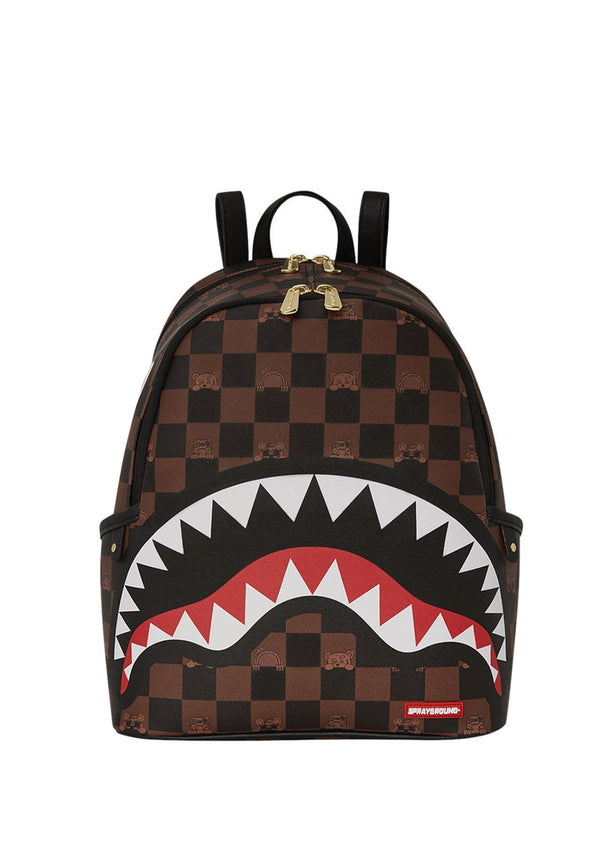 ViaMonte Shop | Sprayground zaino marrone bambina in pvc