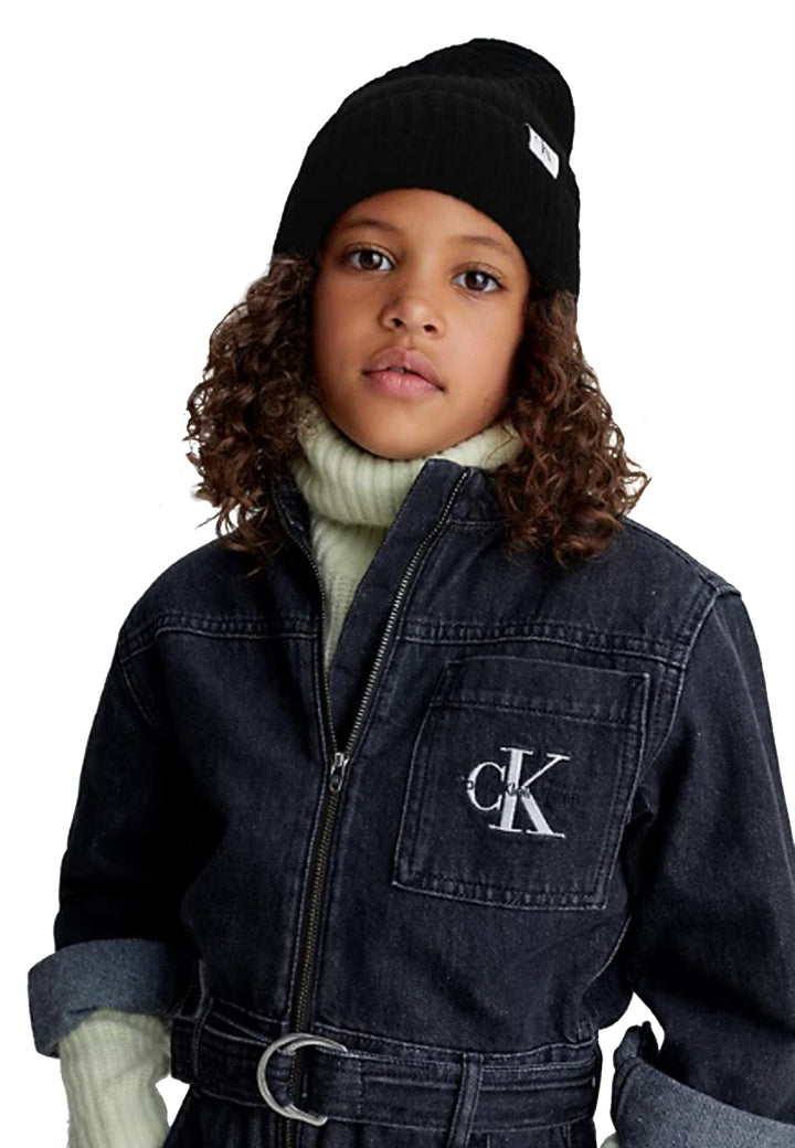 Calvin Klein Jeans berretto nero bambino
