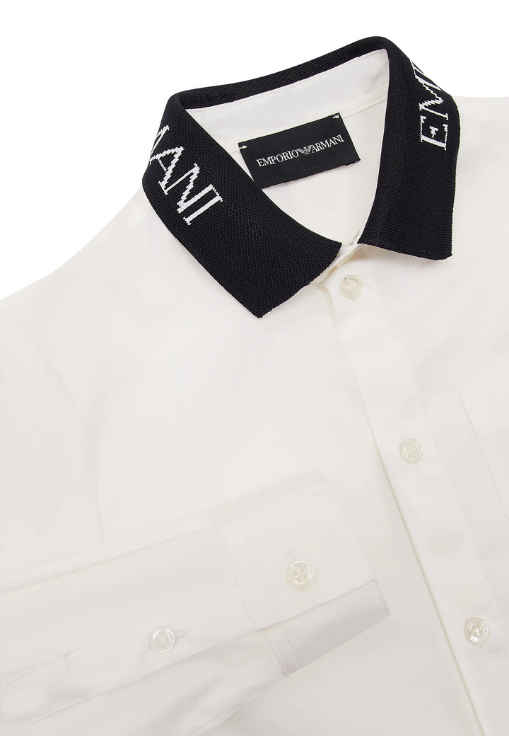 ViaMonte Shop | Emporio Armani camicia bianca bambino in cotone