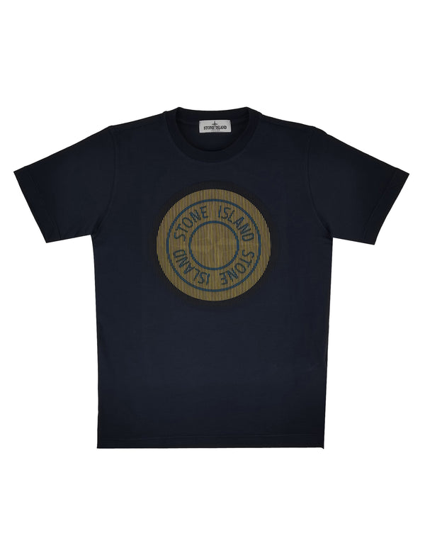 ViaMonte Shop | Stone Island t-shirt bambino blu in jersey di cotone